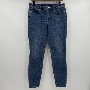 NYDJ Jeans Women 8 Blue Ami Skinny Stretch Denim Mid Rise Lift Tuck Slimming